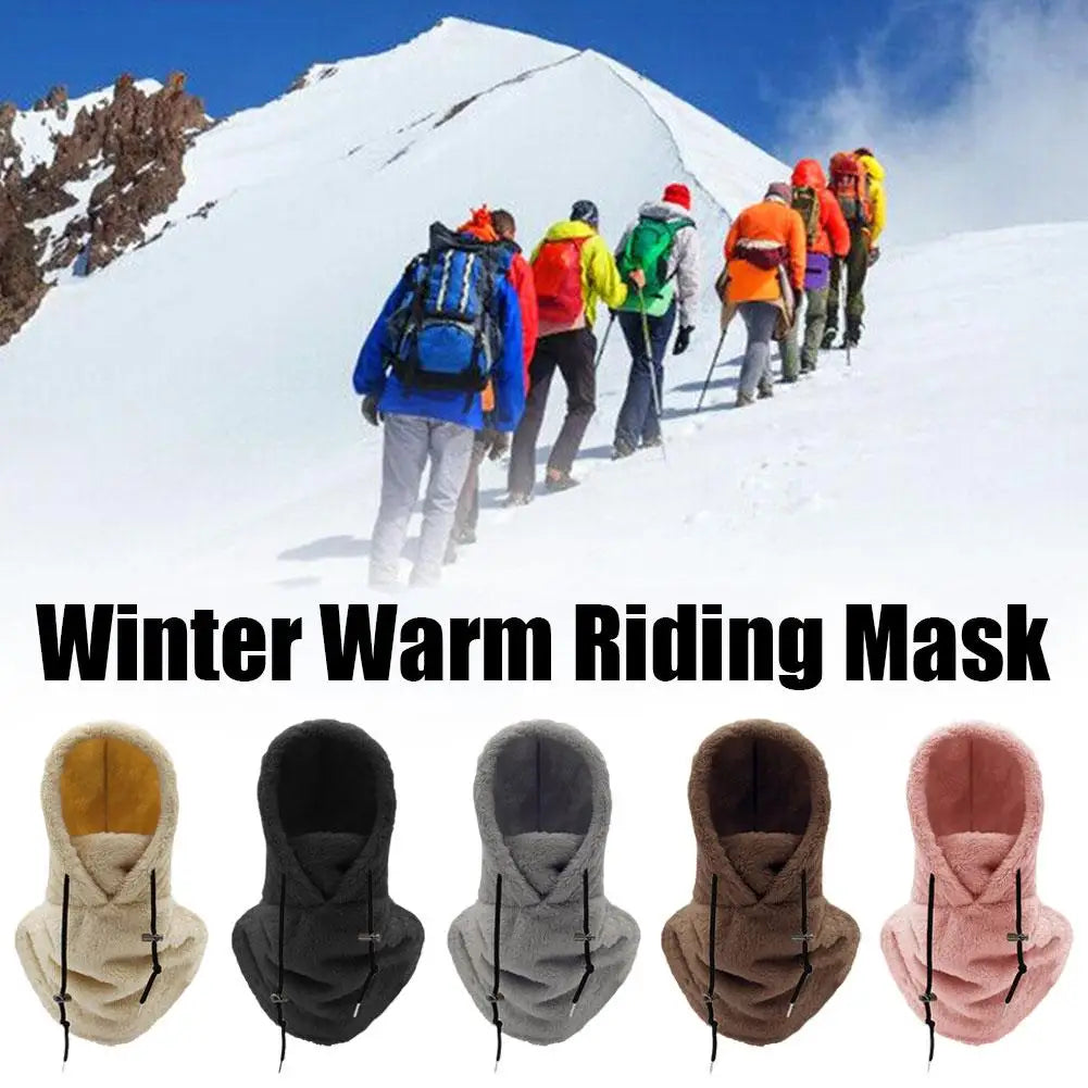 Sherpa Hood High Polar Fleece Ski Mask
